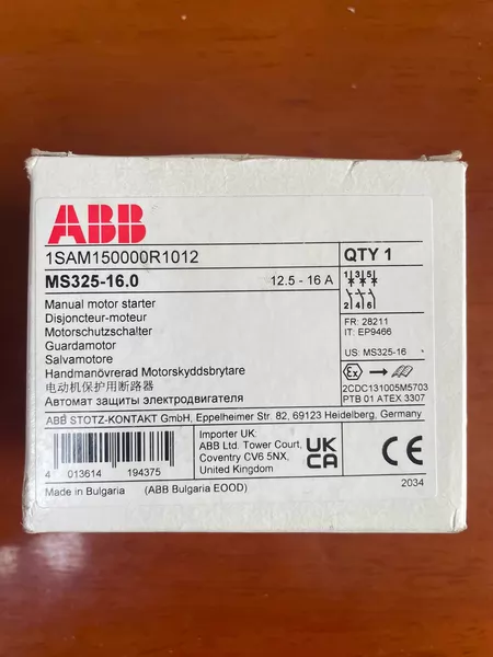 ABB Motor MS325-16.0