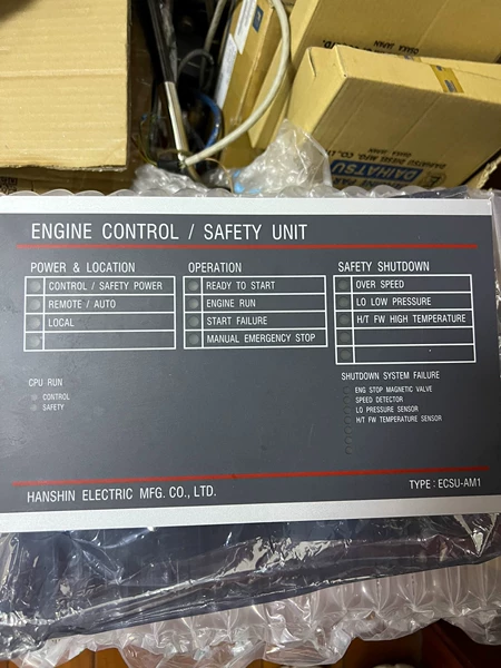 HANSHIN Control Panel ECSU-AM1 Marine Spare Part