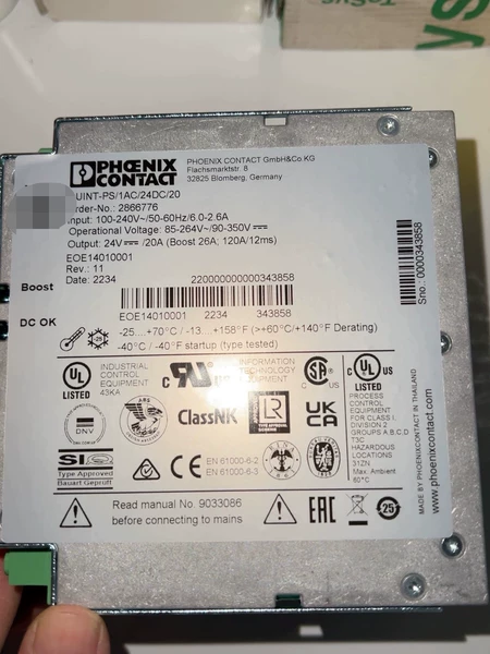 Power Supply 2866776 Marine Spare Part