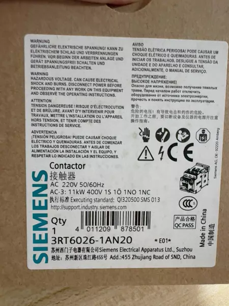 3RT6026-1AN20 Marine Spare Part