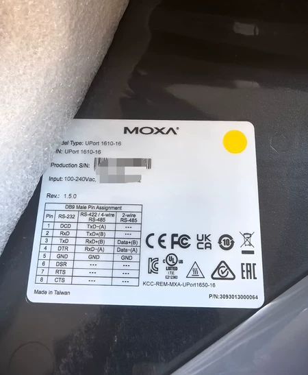 MOXA UPort 1610-16 USB 16 R Marine Spare Part