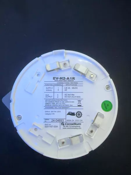 Consilium Fire Alarm Detector Head EV-H2-A1R