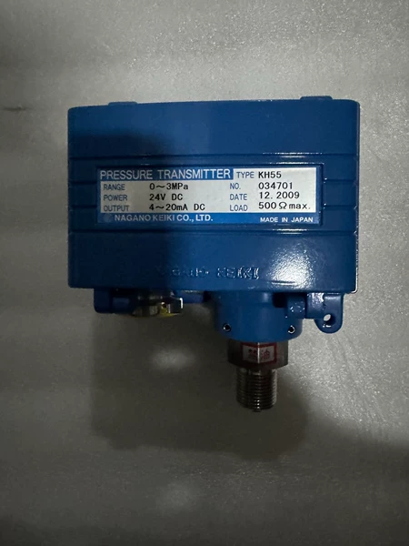 NAGANO KEIKI Pressure Transmitter Model KH55 Range 0-3