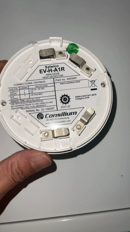 Consilium EVC-PY-IS Smoke Detector Head Explosion Proof