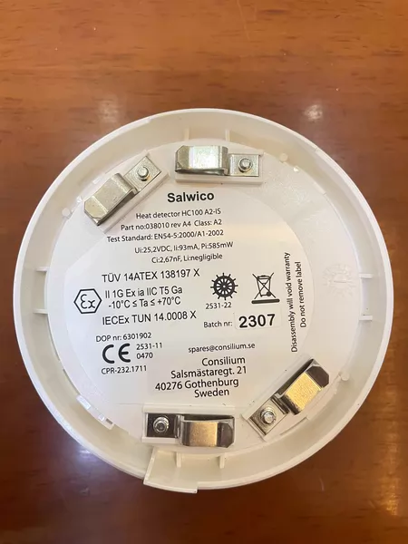 Consilium HC100 A2-IS Sensor Head