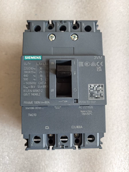 Siemens 3VM 3VM1080-3ED32-0AA0 Marine Spare Part