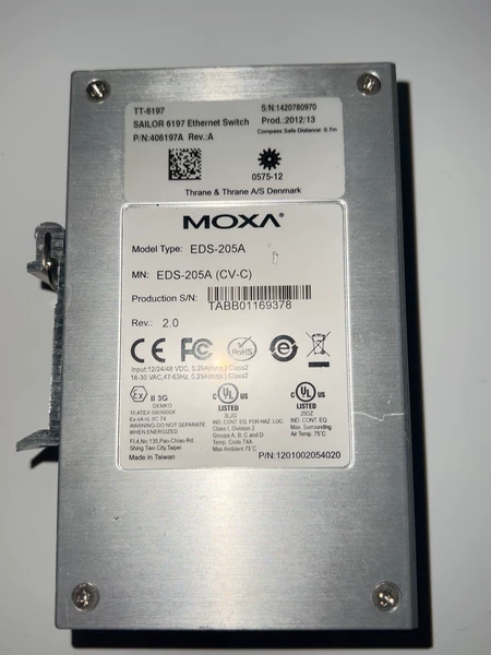1 Moxa EDS-205A 5 Marine Spare Part