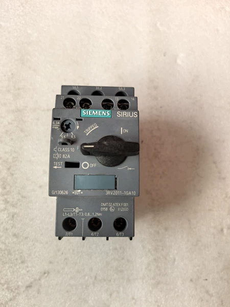 Siemens Motor 3RV2011-1GA10 4.5-6.