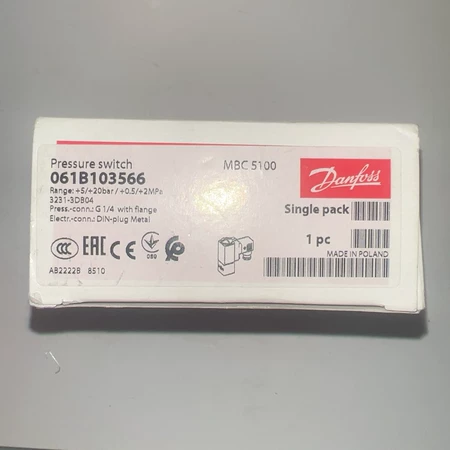 Danfoss Pressure Switch MBC5100 Model 061B103566