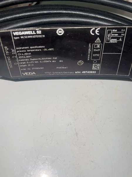 VEGA VEGAWELL 52 Model W Marine Spare Part