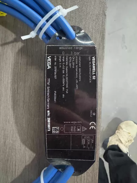 VEGA VEGAWELL 52 Level Sensor Model 207870