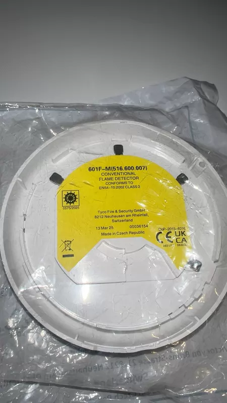 TYCO 601F-M Flame Detector Model 516.600.0