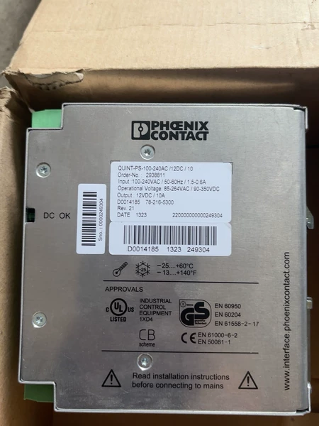 Power Supply QUINT-PS-100-240AC/1 Marine Spare Part