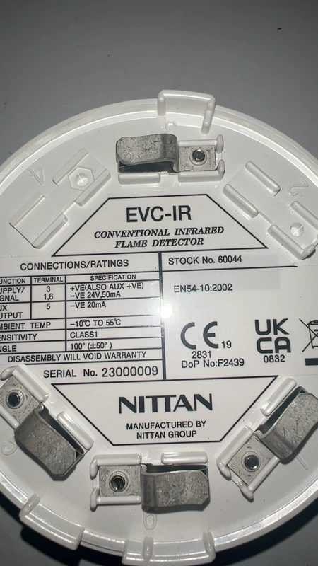 Nittan EVC-IR Flame Detector Model 6004
