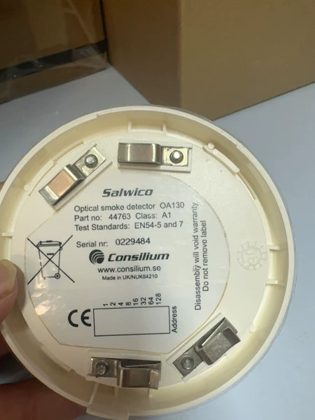Salwico Smoke Detector OA130 Model 44763 Cl