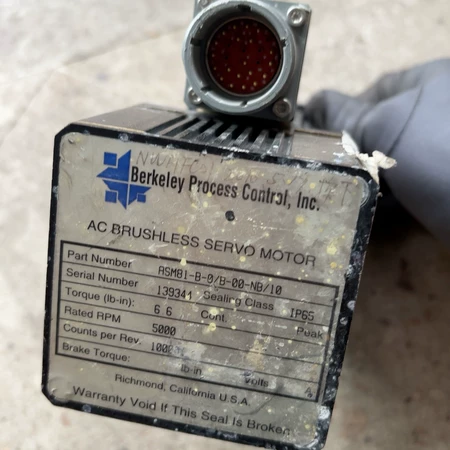 Berkeley Servo Motor ASM81-B-0/B-00-NB/