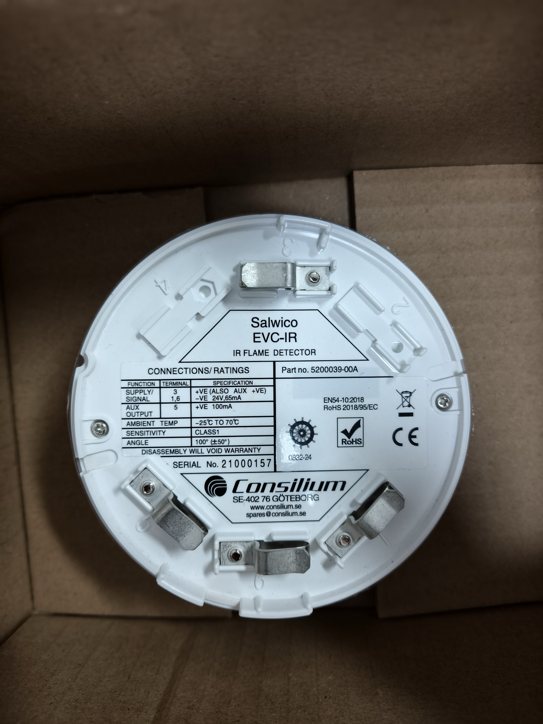 Consilium Salwico EVC-IR IR Flame Detector