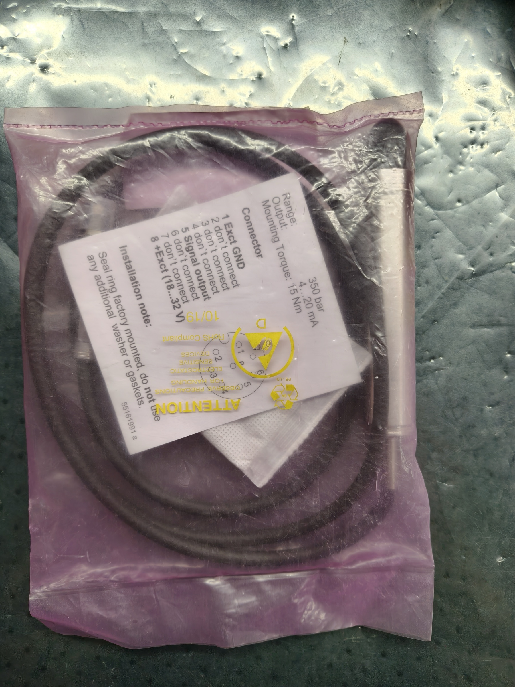 Kistler 6635A1 Pressure Sensor