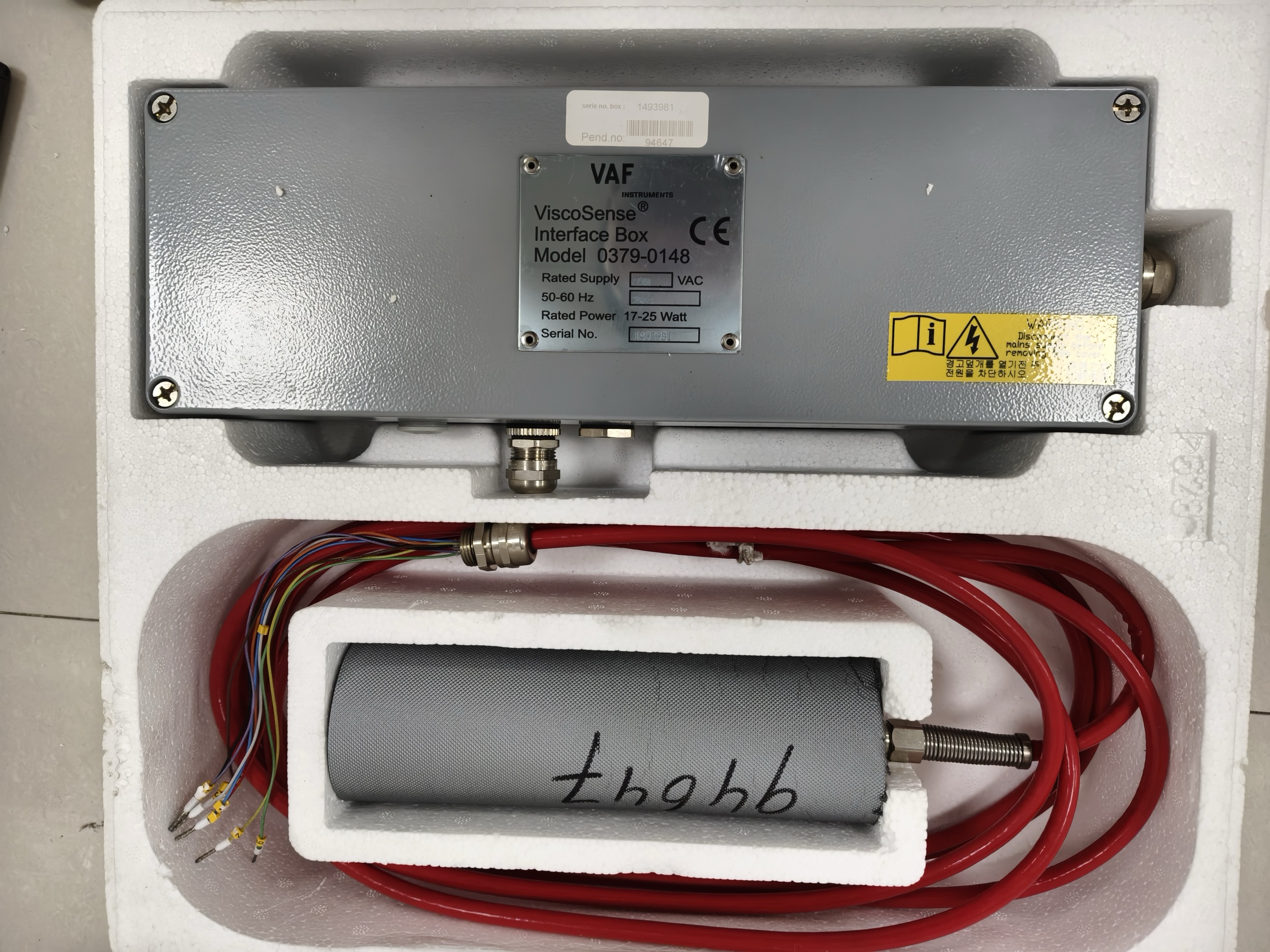 VAF ViscoSense 0379-0148 Interface Box